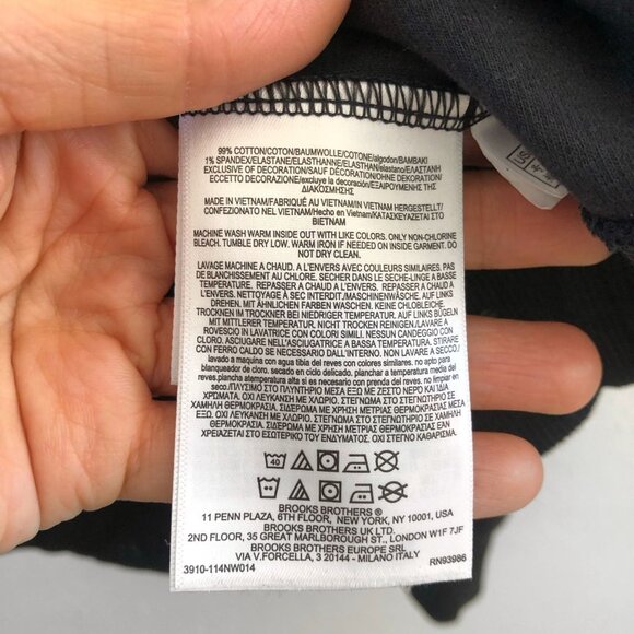 BROOKS & BROTHERS Cotton French Rib Half-Zip Sweater Size Small - Picture 7 of 9